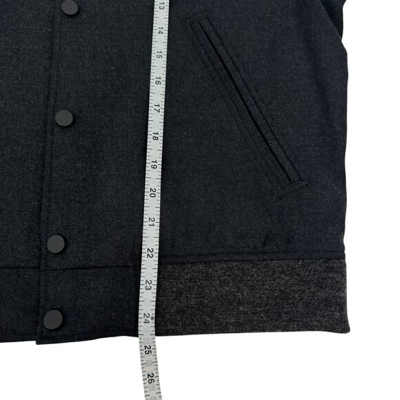 THEORY Wool Varsity Bomber Jacket S - Picture 11 of 12